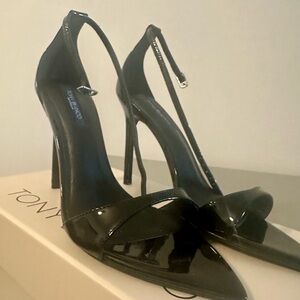 Tony Bianco Glossy Black Stiletto Heels NEW!!
